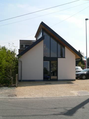 Moderne aanbouw